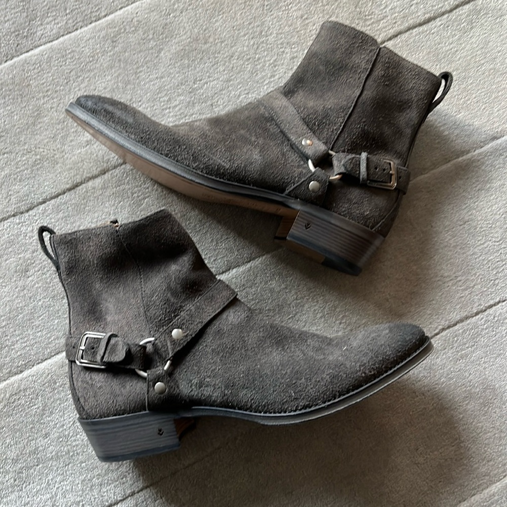 JOHN VARVATOS Ludlow harness boot lead men’s 10.5 NWT
